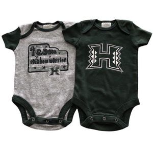 University of Hawaii UH Rainbow Warriors Onesies